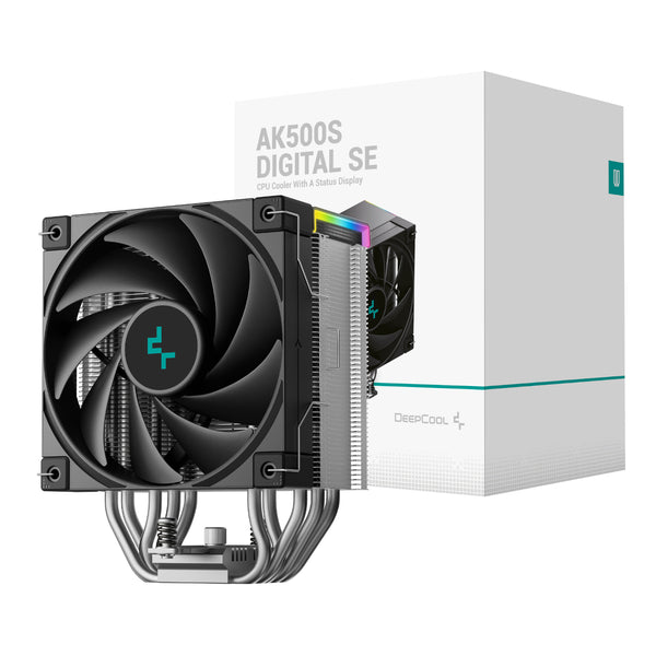 DeepCool AK500S Digital SE 120mm Air CPU Cooler - Silver/Black — image 1