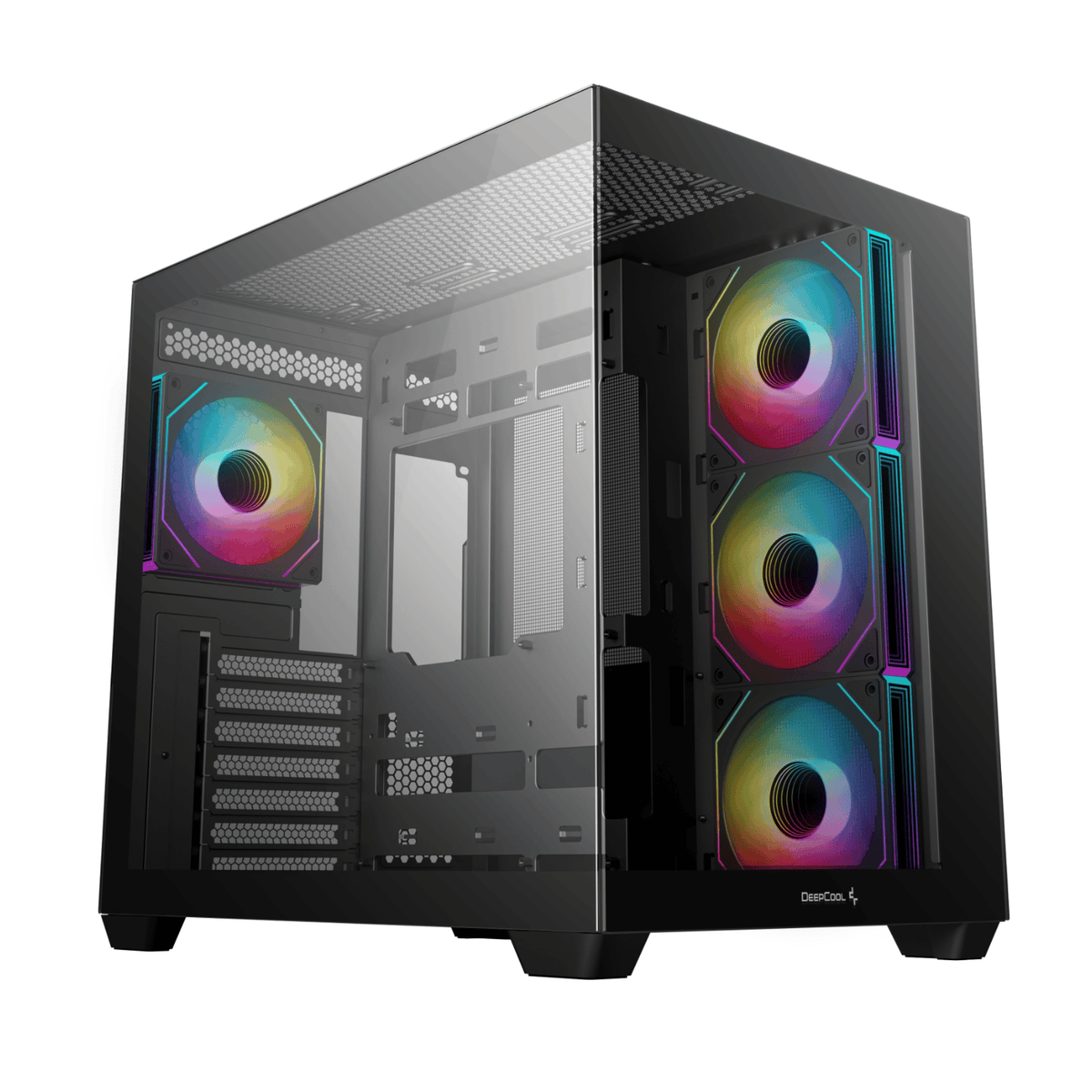 DeepCool CG530 4F Tempered Glass ATX Gaming Chassis - Black — image 1
