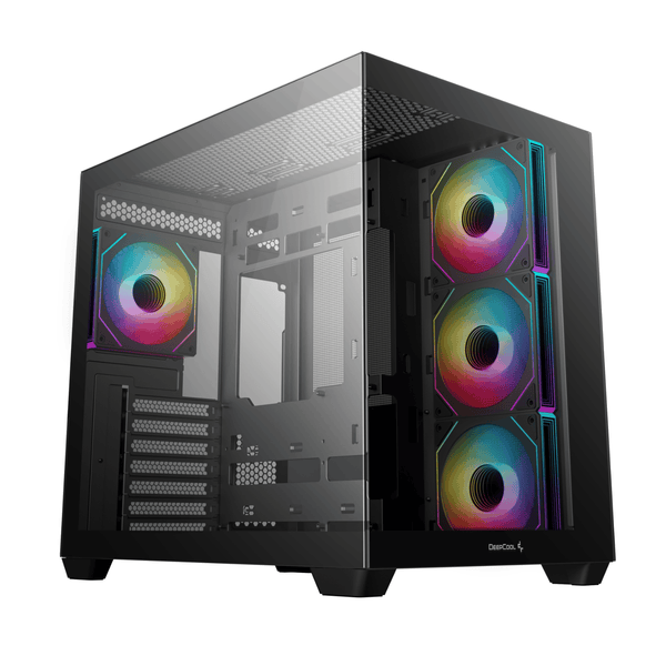 DeepCool CG530 4F Tempered Glass ATX Gaming Chassis - Black — image 1