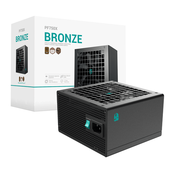 DeepCool PF750-X 750W 80 PLUS Bronze Non-Modular Power Supply — image 1