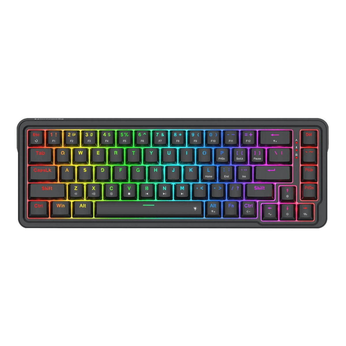 Redragon NOVA K709 65% Wired Gasket RGB Gaming Keyboard - Black — image 1