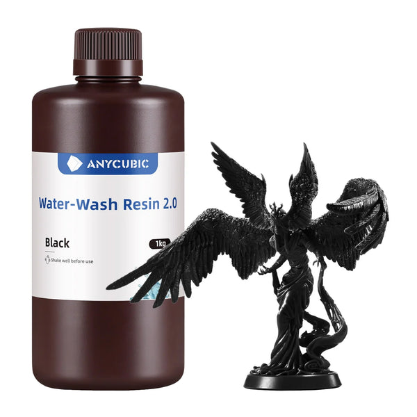 Anycubic Water Wash Resin 2.0 – Black — image 1