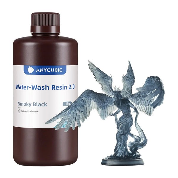 Anycubic Water Wash Resin 2.0 – Smoky Black — image 1