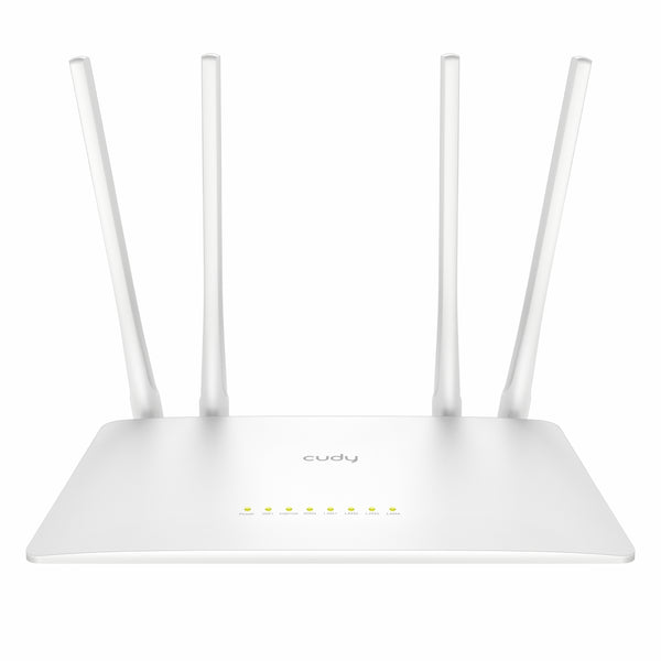 Cudy WR300S 300Mbps 5-Port Wi-Fi 4 Router – White — image 1