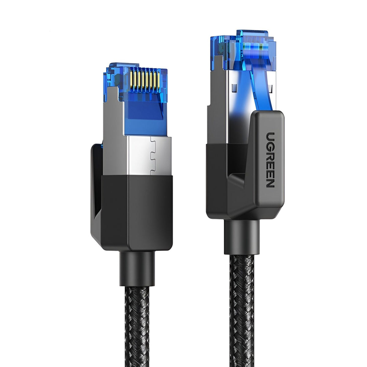 UGREEN Cat8 Nylon Braided Ethernet Cable - 40Gbps with Modular Plugs - 3m — image 1